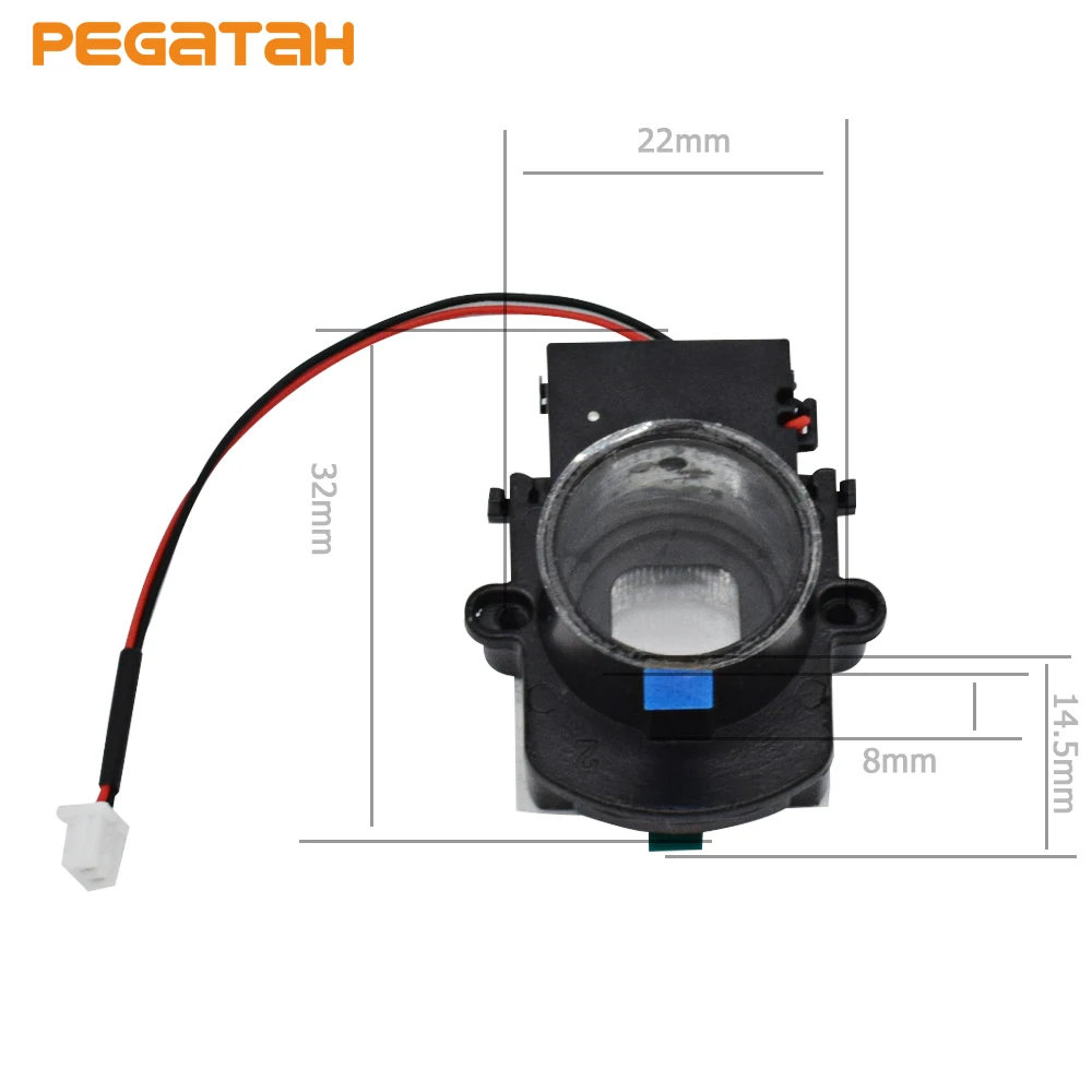 

2PCS IR CUT Metal Support 5MP,8MP Camera M14 in-line lens holder 22mm Zoom Lens CCTV Camera