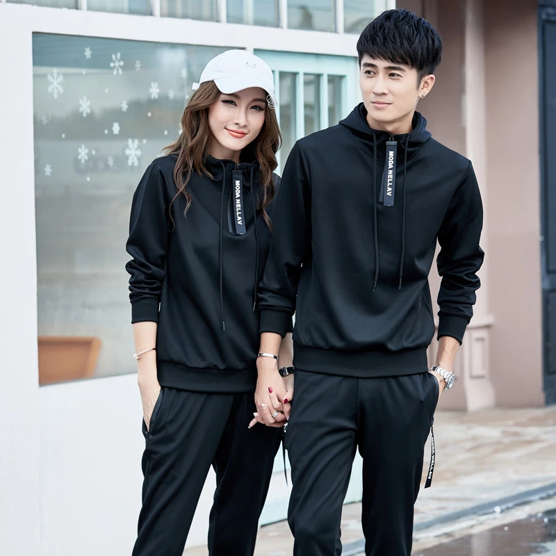 Conjunto deportivo de primavera para parejas, ropa deportiva para para hombre, conjunto dos piezas, Sudadera con para hombre y mujer|Conjuntos para hombres| - AliExpress