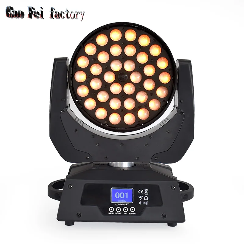 LED ZOOM 36X18W 6IN1 Движущаяся головка led zoom wash сценический свет с 36*18 Вт rgbwa uv 6в1 dj шоу оборудование - Цвет: LED ZOOM 36X18W 6IN1