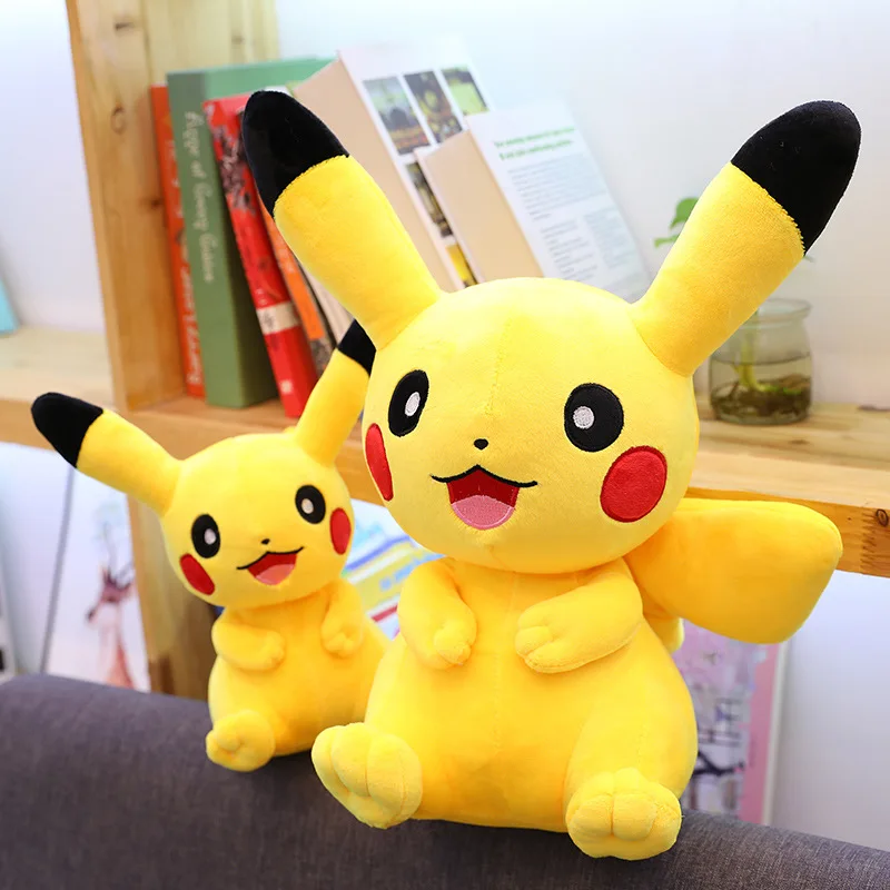 Fashion best selling cartoon plush toy Pikachu pendant sitting posture doll pillow sofa cushion toy soft fabric stuffed animal d