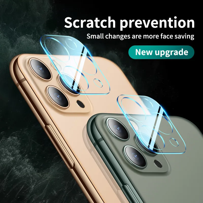 Полностью прозрачная пленка для iPhone 11 3D полное покрытие Задняя камера объектив Защита экрана для iPhone 11 Pro Max чехол из закаленного стекла