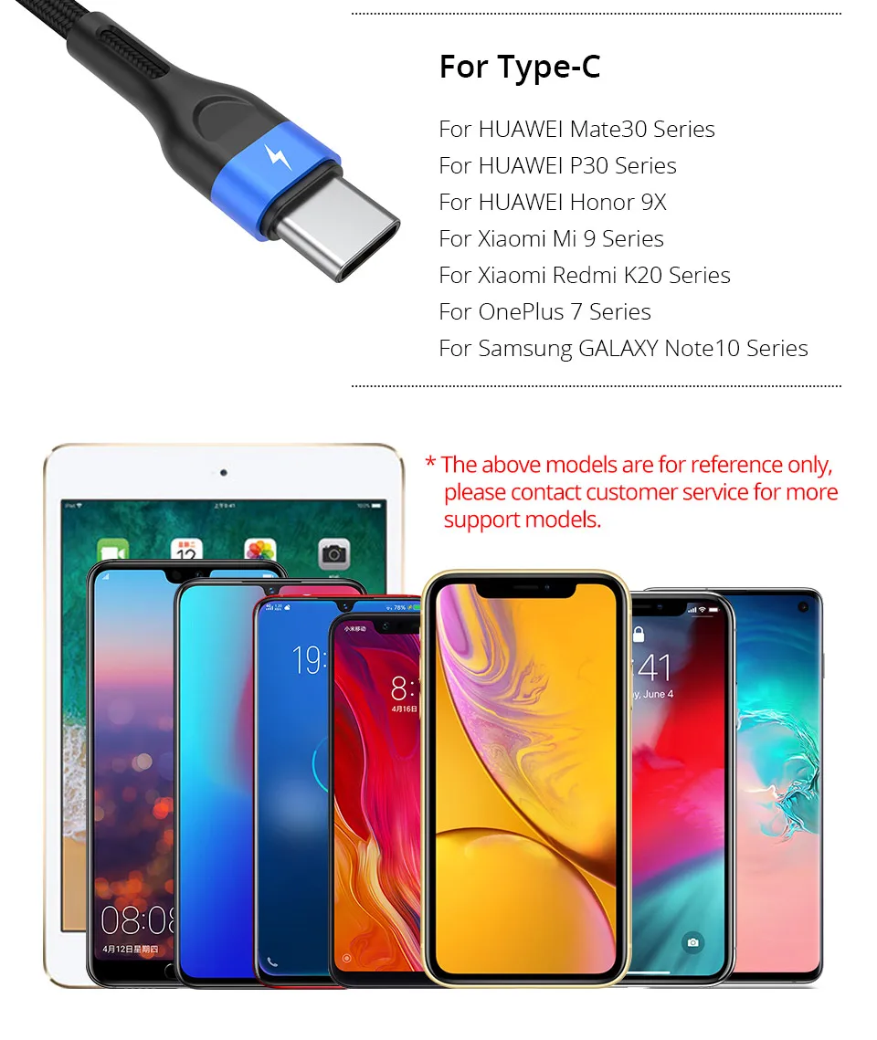 PZOZ 3 в 1 USB кабель для iphone Xiaomi Sunung Micro usb type C кабель для зарядного устройства type-c кабель для быстрой зарядки кабель для зарядного устройства