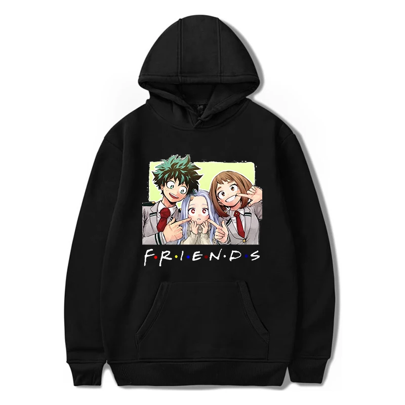 

My Hero Academia Hoodies Men Casual Oversized Hoodie Hot Anime Harajuku Sweatshirts Funny Streetwear Women Fashion Pullover Tops