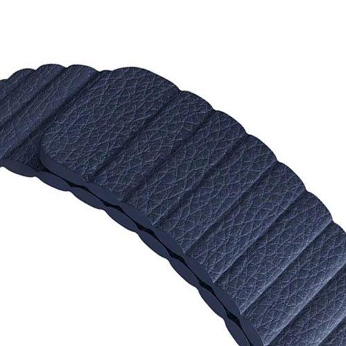 Ремешок для apple watch 42 мм 38 мм 44 мм 40 мм correa iwatch 5 4 3 2 кожаный магнитный браслет с петлей аксессуары для apple watch 4 - Цвет ремешка: Blue