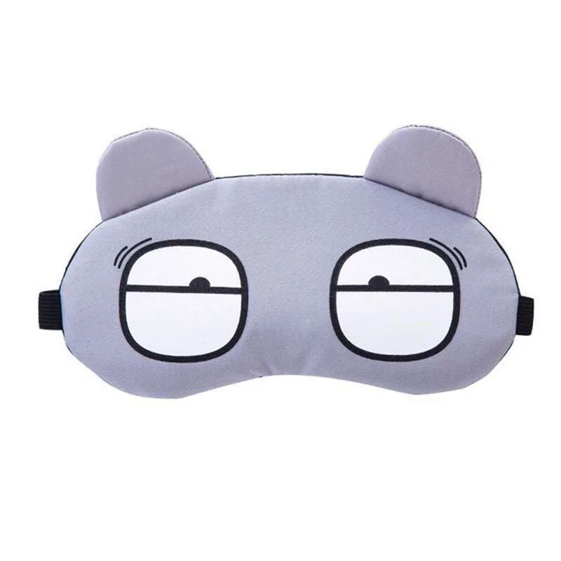 Cute cartoon expression Sleep masks Eye cover for Travel sleeping shading eye mask for beauty sleep with ice pack Heatable