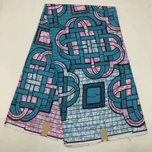 Mitex Печать Ткани Хлопчатобумажные для изготовления платьев юбки/африканские ткани Kitenge ткани африканская Pagne LSW-77