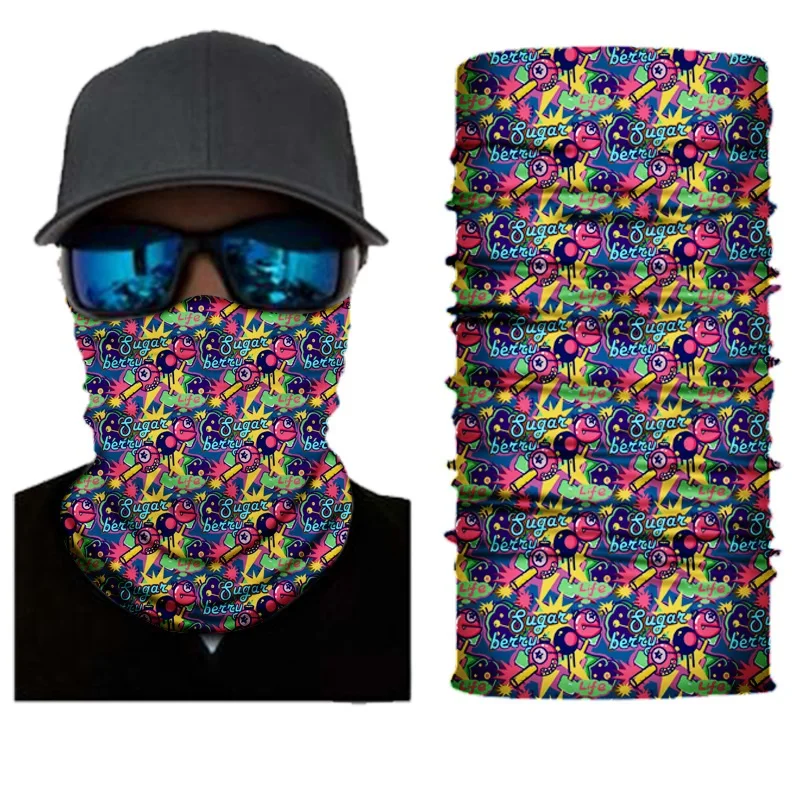 China Supplier Fashion Customised Promotion Microfiber Multiuse Magic Uv Polyester Gaiter Bandana Warmer Neck Gaitor man scarf