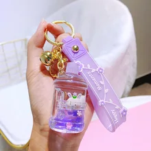 

Fashion Live Key Keychain With Animals Inside Cartoon Acrylic Mobile Phone Pendant Ring Chain Jewelry Free Shipping