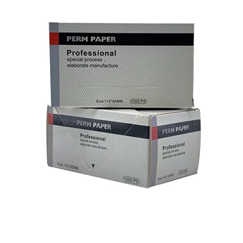 1000 pcs Hair Perm Paper,Ultra-thin Mesh Breathable Extraction Designs Perming Paper Suitable for Hair Salon and Individual Use