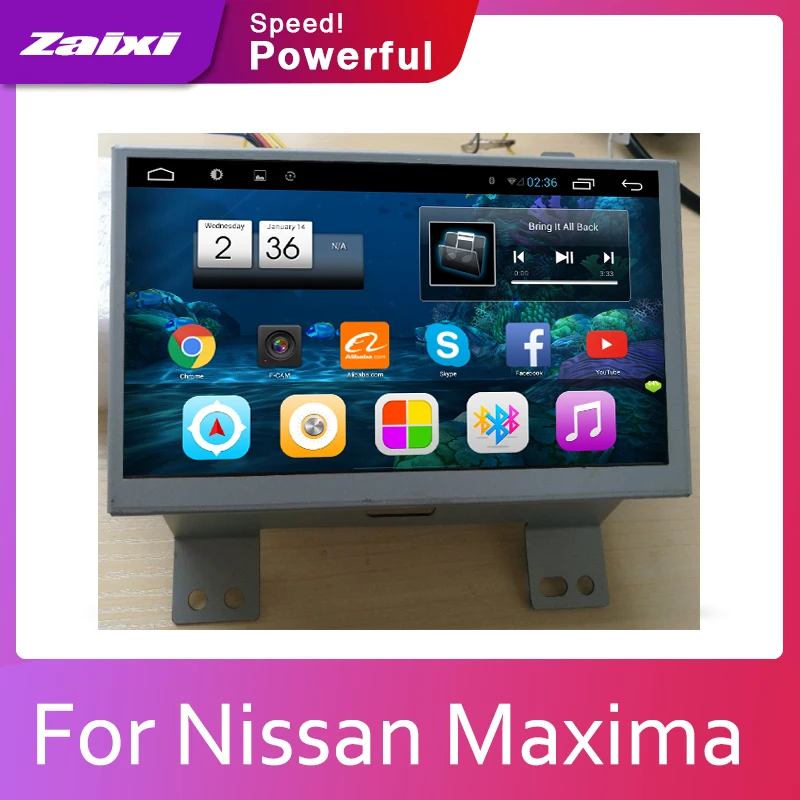 Автомобильный мультимедийный проигрыватель ZaiXi 2din Android автомобильный с радио и GPS для Nissan Maxima A35 2008 ~ 2014 Bluetooth Wi