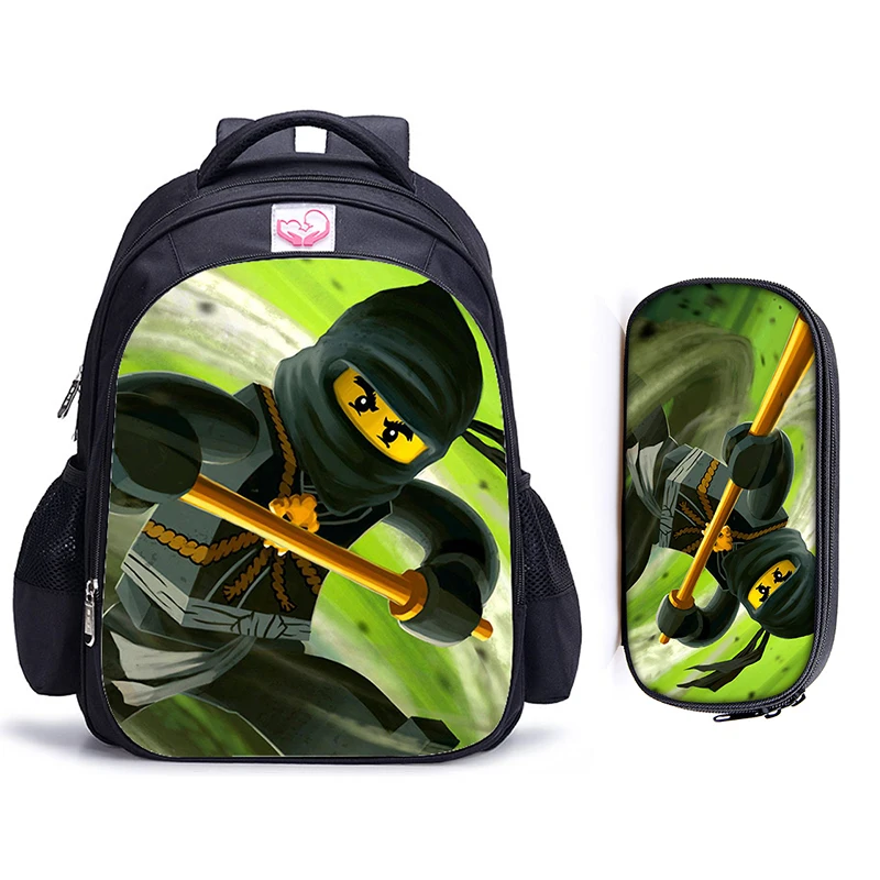 16 дюймов супергерой Халк Железный человек детские школьные сумки ортопедические школьный рюкзак для детей мальчиков Mochila Infantil сумки с рисунком - Цвет: 2pcs 8