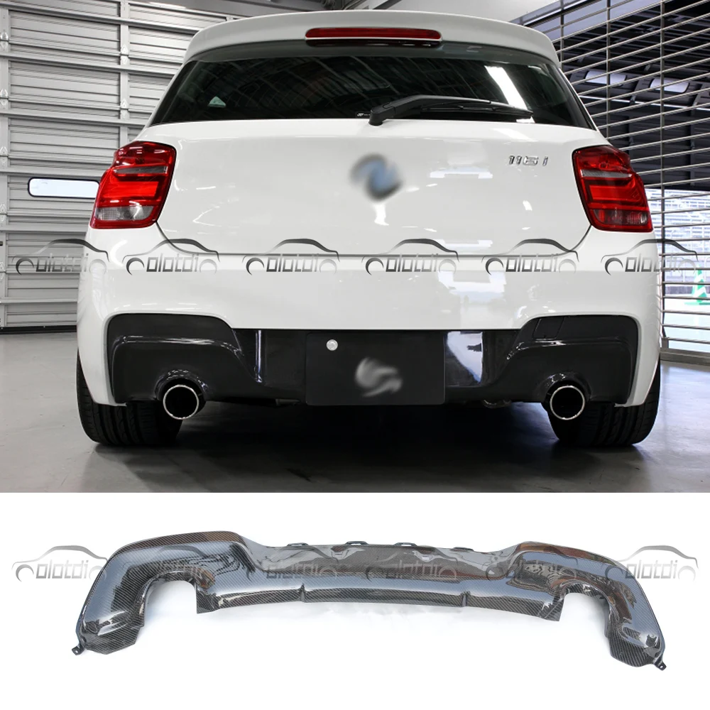 Для BMW F20 1 серии углеродного волокна задний диффузор для M Tech M135 бампер|rear diffuser|carbon
