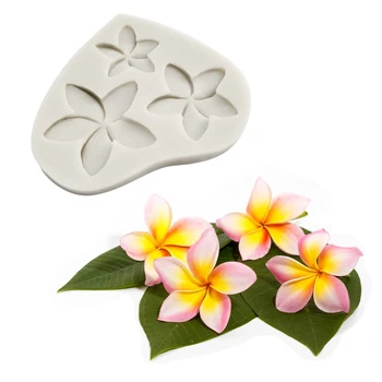 

Plumeria Silicone Molds Fondant Cakes Decorating Tools Silicone Molds Sugarcraft Chocolate Baking Tools For Cakes Gumpaste Form