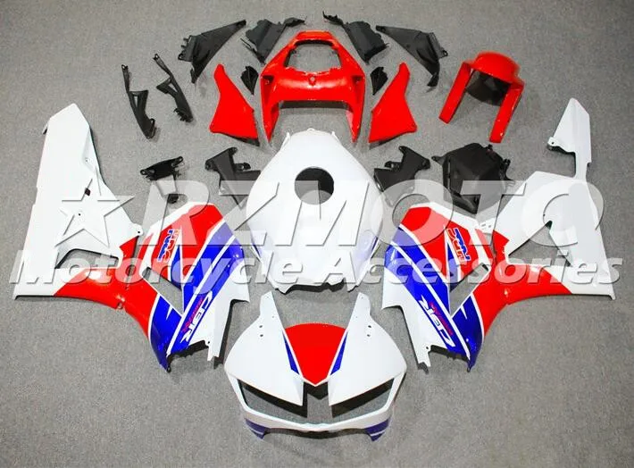 4 подарки ABS литья под давлением полный обтекатель комплект Подходит для HONDA CBR600RR F5 2013 набор кузова белый красный синий