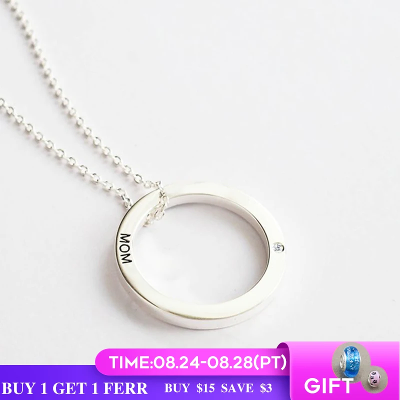 

925 sterling silver personalized custom letter simple pendant necklace with cz suitable for gifts for lovers and friends.