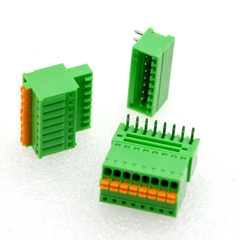 10 компл. новинка пружинный клеммный разъем KF2EDGKD 2.5mm разъём подключаемый к