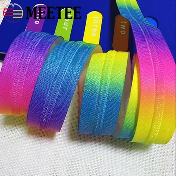 

2/4Meters 5# Printed Nylon Zippers for Sewing Handbag Travel Bag Zipper Repair DIY Jacket Clothing Garment Accessories