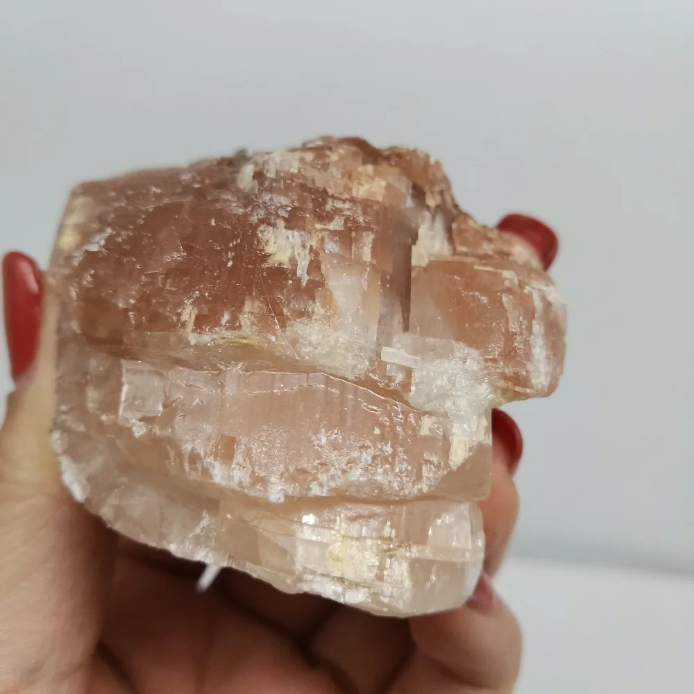 Сегодня Рекламная цена 140 г натуральный кристалл клацит камень целебные минералы образец# XT249