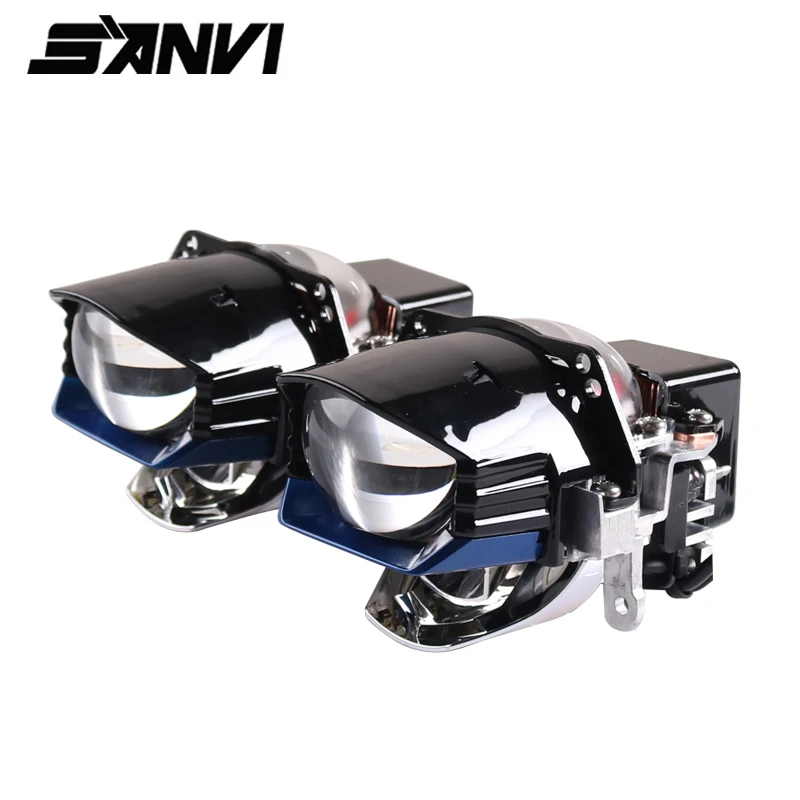 Sanvi Newes 2 5 дюймов Bi LED лазерный проектор линзы фары 12 В 5500k 100 Вт Автомобильный