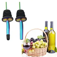 12x красочный разливщик ликера из нержавеющей стали поток Красного вина Бутылка Pour потока носик анти-ржавый, безопасный и нетоксичный