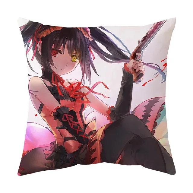 Fronha de almofada personagens do anime date a live, fronha de travesseiro  de decoração da roupa de cama do otaku, bandana - AliExpress