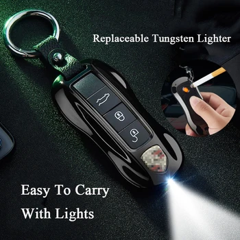 

Electric Arc Lighter Gadgets For Men Cool Car Key USB Charging Waterproof Lighters Dropship Suppliers Smoking Accessories