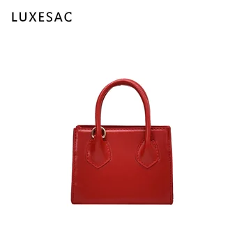 

Mini Square Over Shoulder Messenger Bag Women Moda Feminina Red Small Women Handbag Brand Luxury Leather Women Crossbody Bag Sac