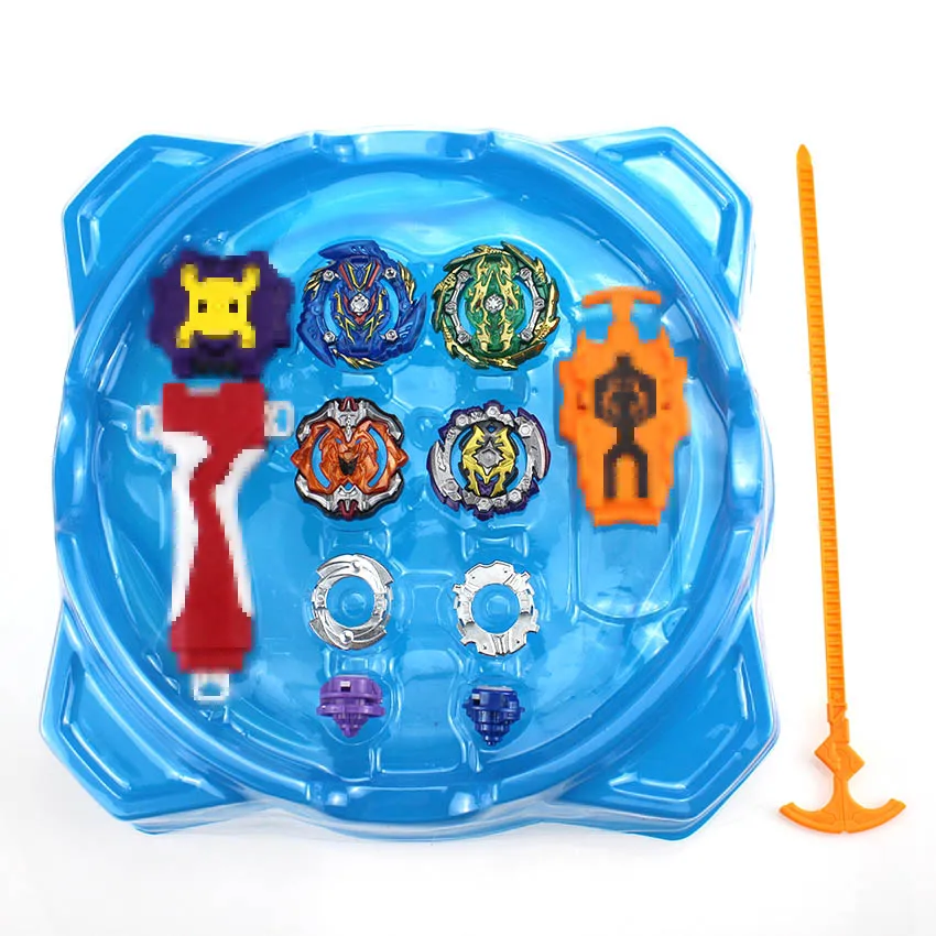 Набор волчков Beyblades Burst из металлического сплава 4D BB9 оригинальная коробка