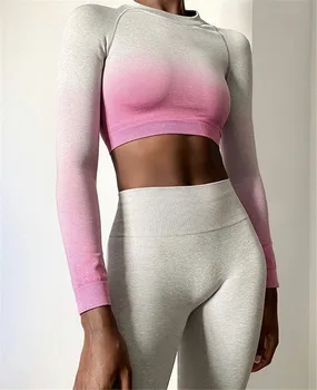 

YOMISMA 2020 winter autumn new sports suit for women sport set running exercise sportswear female tracksuit gym pants