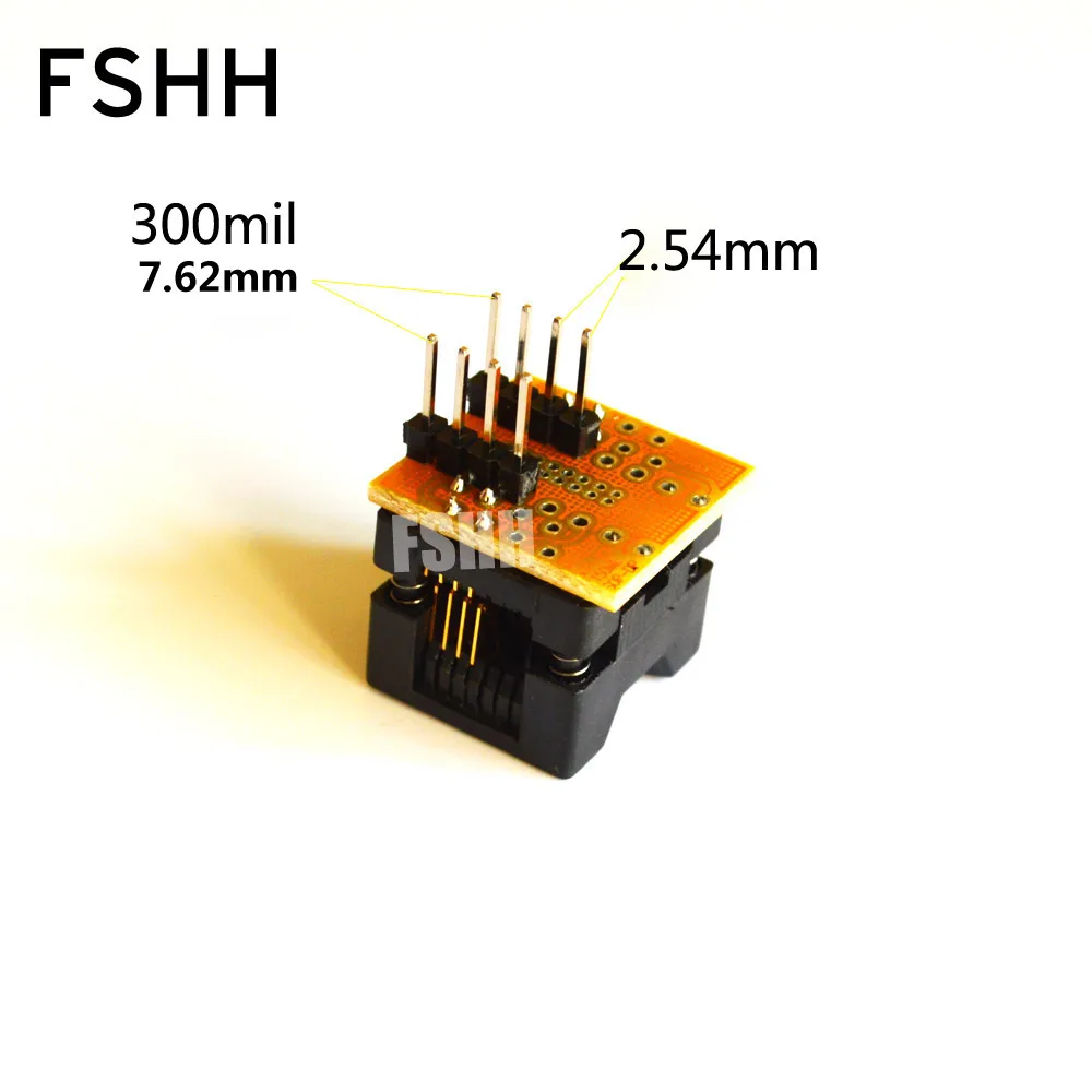 Хорошее качество SOP8 SOIC8 SOIC к разъему DIP8 адаптер для EEPROM 24c * 93c *|soic to dip8|soic dip8soic adapter |