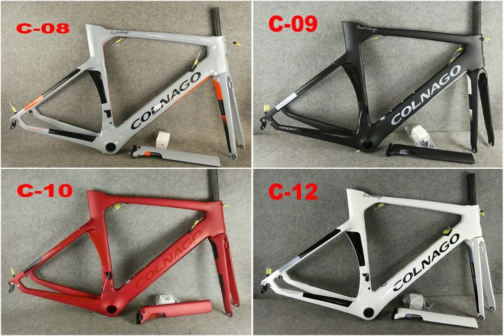 Clearance 2019 NEW COLORS Colnago Concept carbon frame UD Matte/GLOSSY road carbon frame 13 COLORS 2 Clearance 2019 NEW COLORS Colnago Concept carbon frame UD Matte/GLOSSY road carbon frame 13 COLORS 2