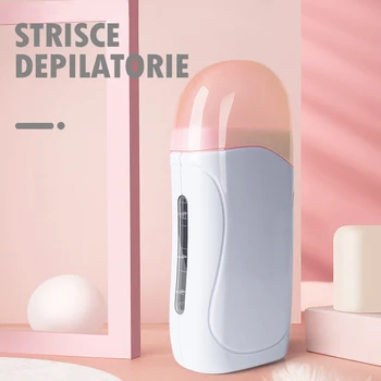 

Portable Epilator Roll On Depilatory Heater Single Handheld Electric Hot Wax Professional Hair Removal Machine With EU US Plug