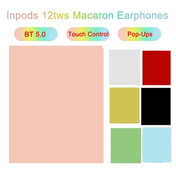 

i12 TWS matte Wireless Earphones Earbuds Bluetooth 5.0 Stereo Sport Headphone for smart phone i12 Tws Handsfree Headset