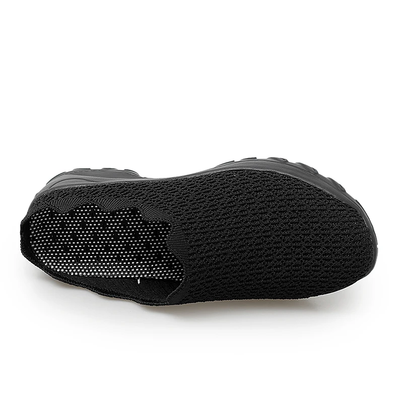 Women Slip On Half Platform Flats Breathable Mesh Casual Shoes women shoes women flats casual shoes