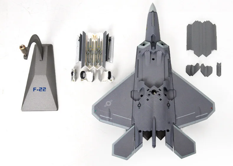 1: 72 te er bo F22 модель самолета сплав F-22 модель самолета-истребителя готовое украшение продукта военная модель самолета