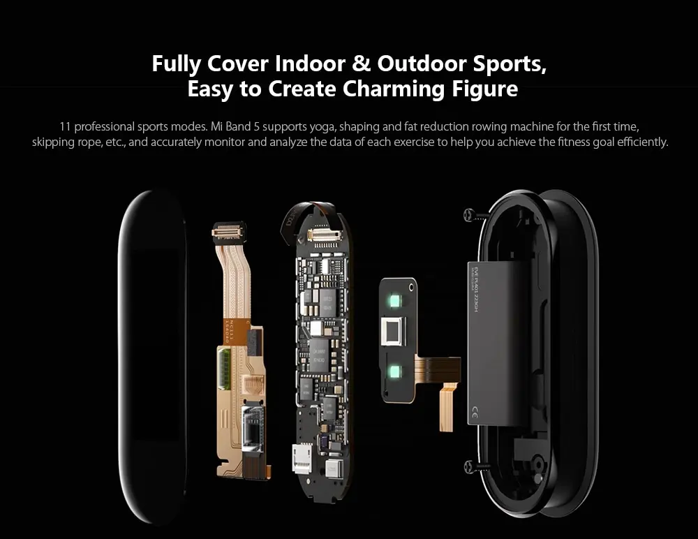 Xiaomi Mi Band 5 Chinese NFC Version - Black Chinese NFC Version