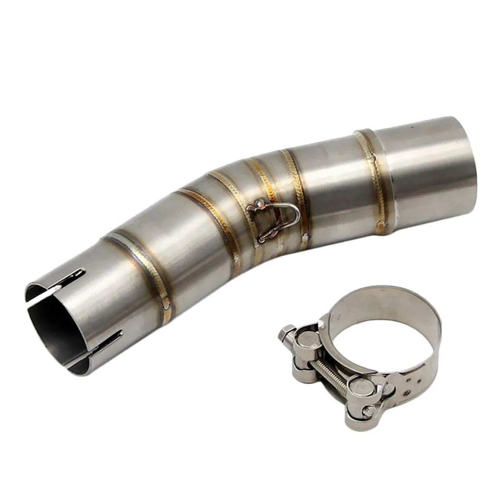 Motorcycle Exhaust Middle Link Pipe for SUZUKI GSX250R GSXR250, Stainless Steel