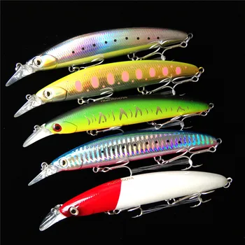 SUPER DISCOUNT ❤️ TSURINOYA 5pcs Fishing Lure DW48 110mm 20.5g Deep 1.5m Long Casting Floating Minnow Bass Lure Artificial Bait - discount item 22% OFF Sports & Entertainment