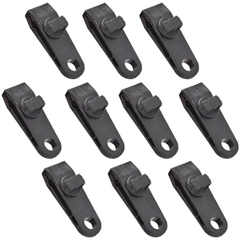 

20Pcs Outdoor Tent Fixed Plastic Clip Canopy Reinforced Windproof Clip Tent Clip Heavy-Duty Tarpaulin Clip Tent Awning Clip Fast