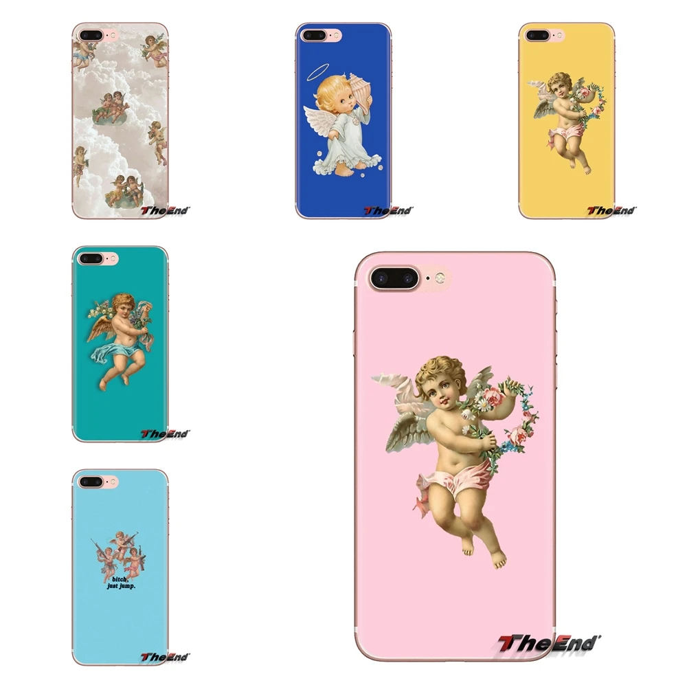 

Transparent Soft Cases Covers Renaissance angels For Samsung Galaxy J1 J2 J3 J4 J5 J6 J7 J8 Plus 2018 Prime 2015 2016 2017