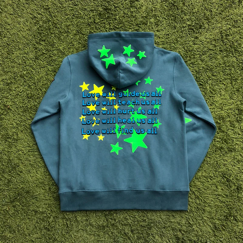 19FW кактуса растений блохи Рынок Kid Cudi войти с изображением Галактики Толстовка с капюшоном Для мужчин Для женщин 3м Reflective CPFM. XYZ пуловер