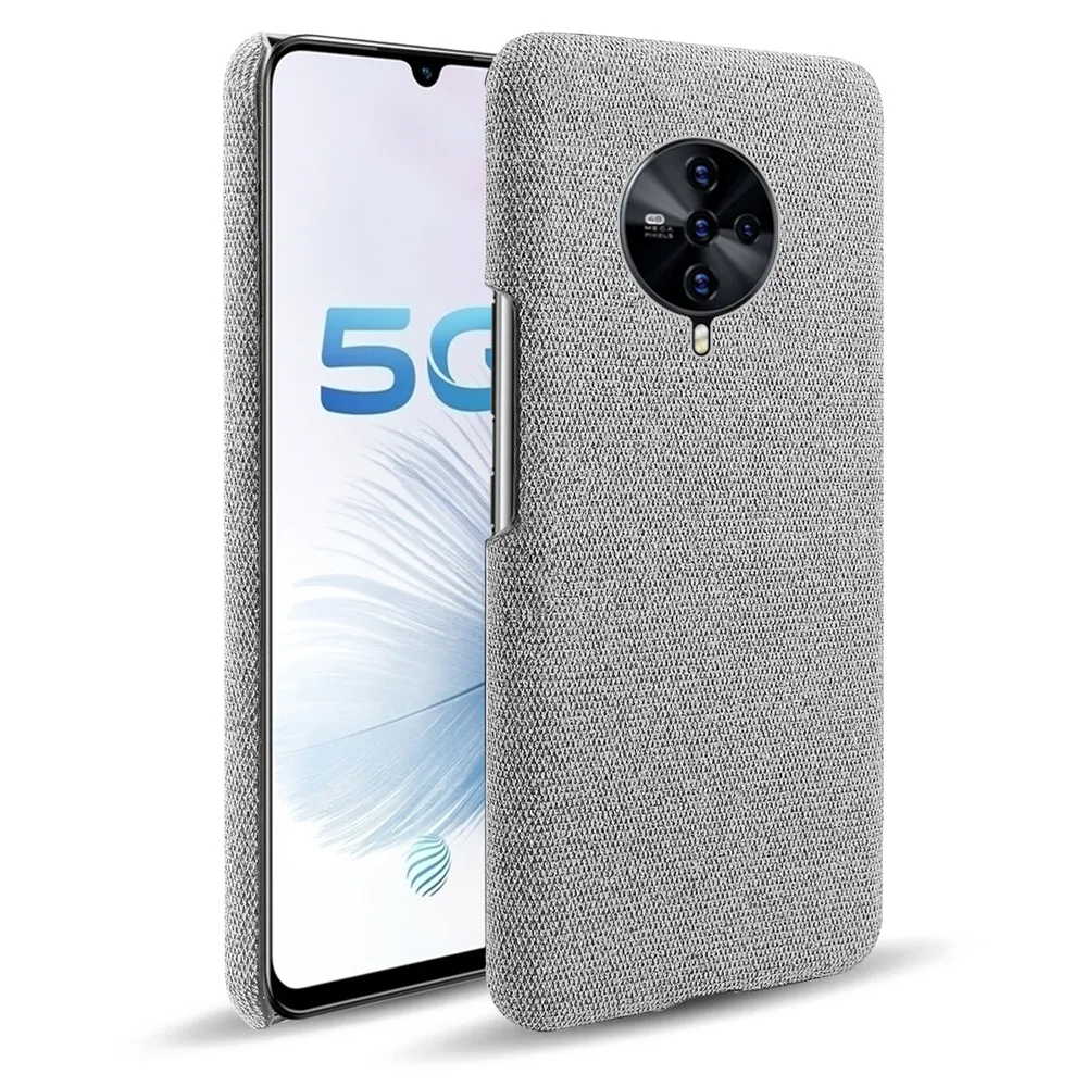 

Cloth Cases For Vivo S6 Case Slim Retro Cloth Hard Cover For Vivo S6 Cover vivoS6 S6 V1962A V1962BA Coque Funda