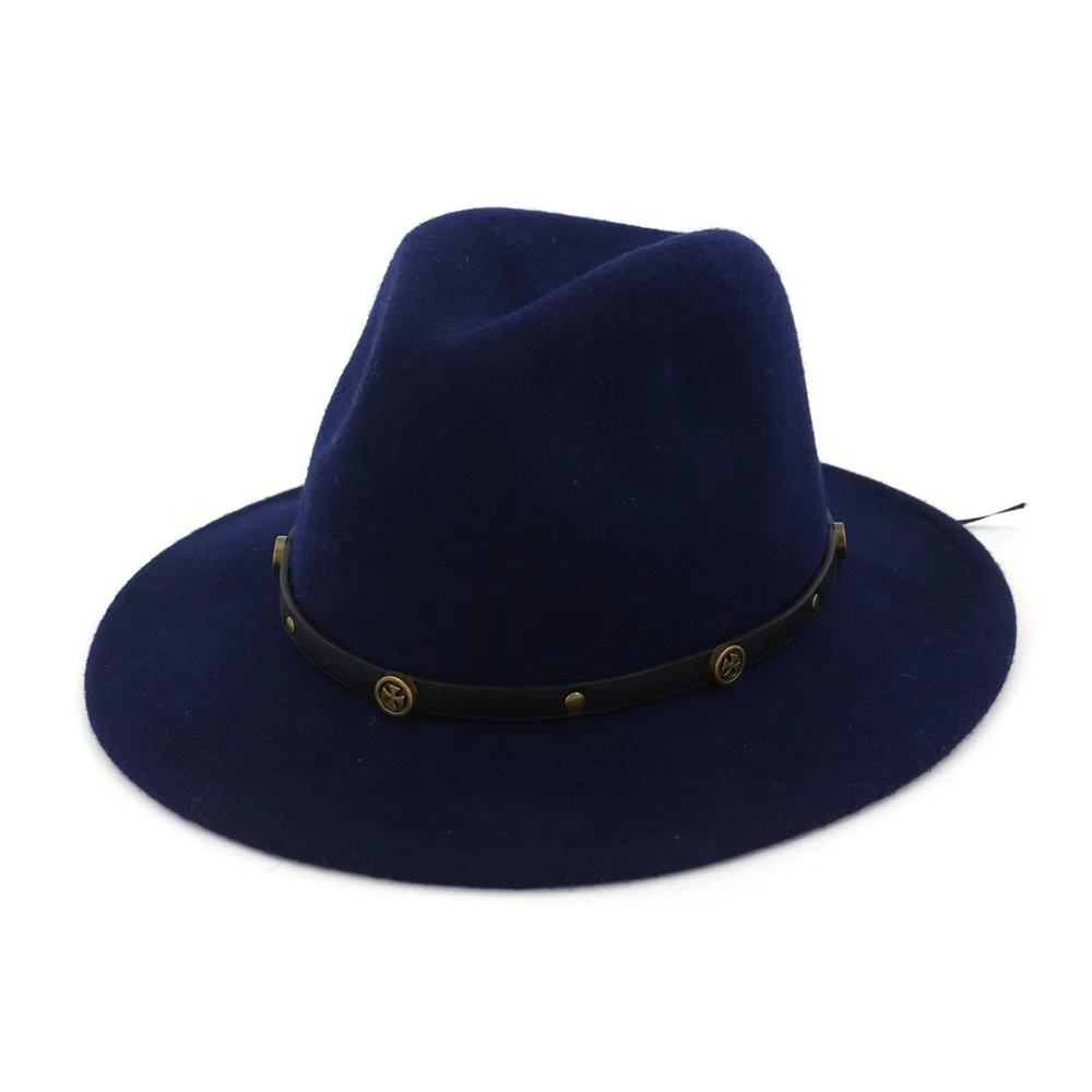 

Autumn Men Women sombrero bowler church trilby hats for women Black ribbon bow cap chapeau femme Vintage felt fedora hat HF94