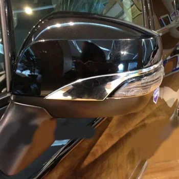 

2PCS Chrome Rear View Mirror Wing Mirror Trim Molding Garnish For Subaru Outback 2015 2016 2017 Accessories Car-Styling