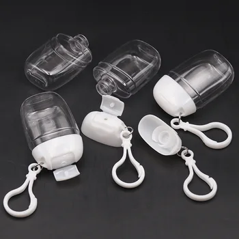 

10 Pcs 30ml Portable Traveling Refillable Bottle Silicone Protective Cover Hand Sanitizer Sub Bottle Mini Empty Bottle Dropship