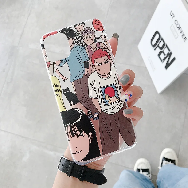 Чехол для телефона в японском стиле с аниме Slam Dunk girls kawaii iPhone 11 Pro Max X XR XS 6 7 8 Plus 7Plus