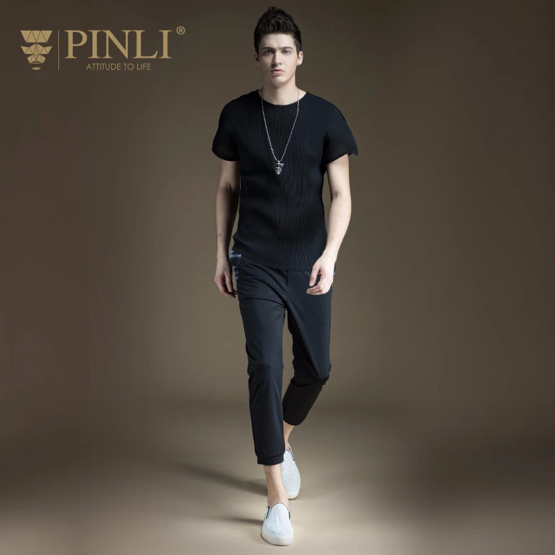 Free shipping men's male New Summer clothing Slim knitted casual ankle-length pants trousers B172217176