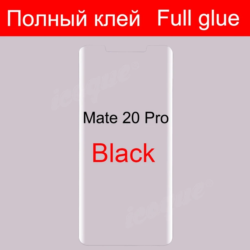 Полностью проклеенное закаленное стекло для Xiaomi Mi Note 10 Pro Защита экрана для Xiaomi Mi Note 10 Note10 huawei mate 30 20 P30 Pro стекло - Цвет: Mate 20 Pro - Clear