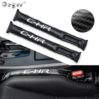 

Car Leakproof Protective Cushion Stopper Strip Seat Cover For Toyota C-HR CHR Honda Civic Carbon Fiber Gap Filler Pad Spacer