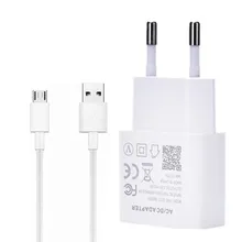 USB быстрое зарядное устройство, штепсельная вилка европейского стандарта, 5 В, 2 А, зарядный Micro USB кабель Type-C для HUAWEI P30 LITE p40 p20 7 6S 7S Plus Honor 8X/7X/6A/6X...(China)